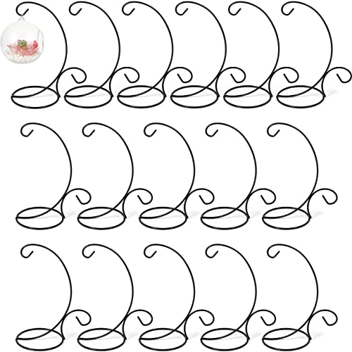 16-Piece 9-Inch Ornament Display Stands for Halloween and Christmas Decor
