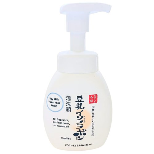 Hoshisu Nameraka Honpo Foam Face Wash NC 200 mL / 6.8 Net fl. oz. Imported from Japan