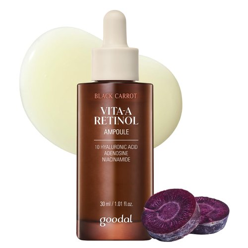 Goodal Black Carrot VITA-A Retinol Ampoule 30ml - Hydrating Facial Serum for Glowing Skin