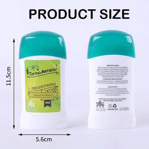 2PCS Tattoo Transfer Cream Gel, Safe and Long-Lasting Tattoo Balm Transfer Soap Stencil Tattoo Supplies Accessories for Body Art Makeup Artist