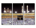 Mosque Wall Art Canvas Set - Saudi Arabia Islamic Decor 42x28 inch - Variation of Artwork-04