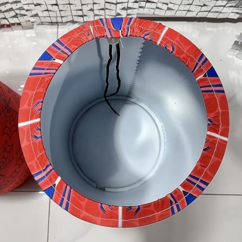 Spider Theme Pedestal Covers Set for Halloween & Birthday Parties - 5 Pieces