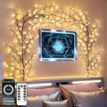 GOESWELL Smart Vine Light for Room Decor 7.5ft 144 LEDs Dimmable Tree Lights with Remote & App Control - Variation of Smart Vine with APP & Remote