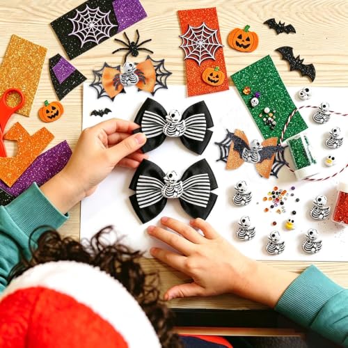 100Pcs Halloween Mini Skeleton Duck Decorations - Tiny Spooky Party Favors