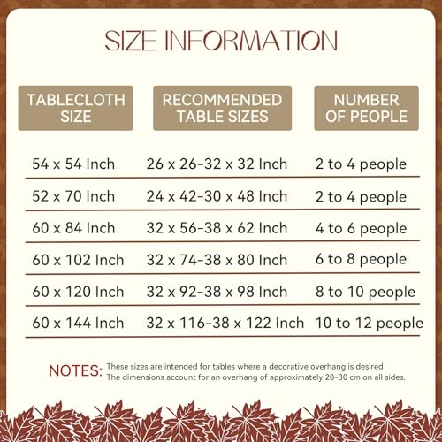 Romanstile Fall Thanksgiving Rectangle Tablecloth 60 x 120 Inch - Pumpkin Harvest Design - Linepumpkin Variation