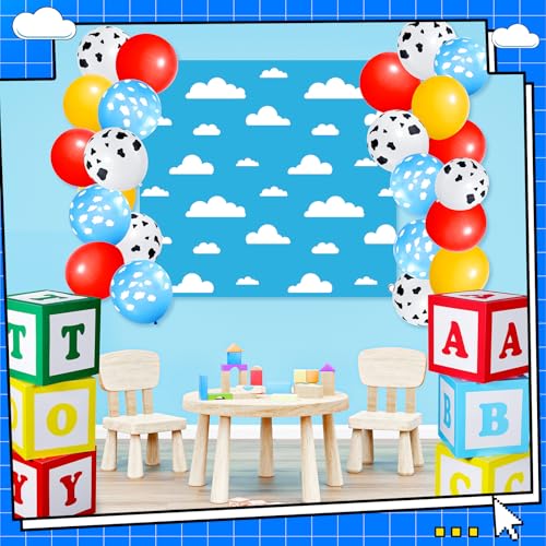 Halloween Car Decoration Kit with Banner, Balloons & Toy Boxes for Trunk or Treat