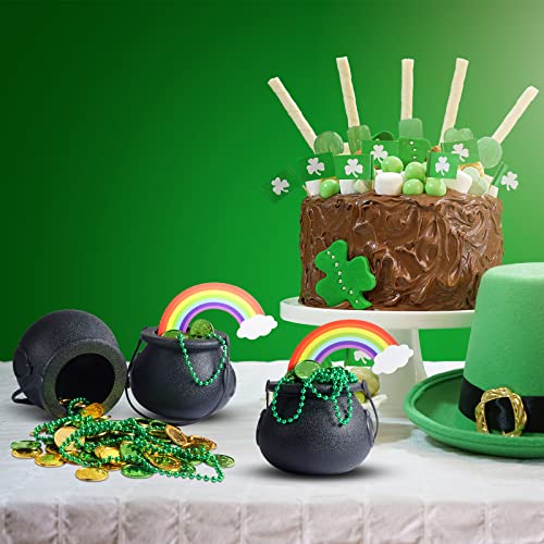 St. Patrick's Day Pot of Gold Candy Buckets and Party Favors Set