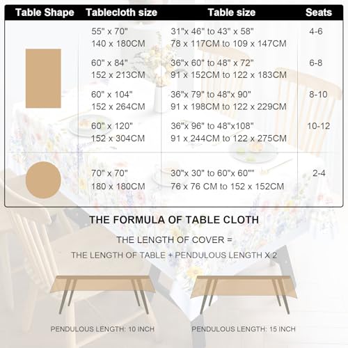 Halloween Pumpkin Gnome Polyester Tablecloth 55 x 70 inch - Boo, Rectangular Variation of THIS listing