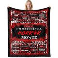 Horror Movie Blanket 50x60 Inches - Spooky Decor & Gift for Horror Fans