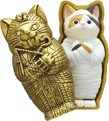 Collectible Mummy Cat Figurine Blind Box - Halloween Decor & Gift