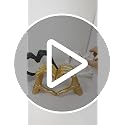 Gold Skeleton Hands Heart Gesture Statue - Love Sculpture Decor for Shelf or Desk