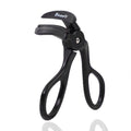 Eyelash Curlers - Plastic Eyelash Curler with Silicone Refill Pads Premium Cute Small Lash Curler for No Pinching or Pulling Eye Lash Curler Makeup Tool for Women Girls Black