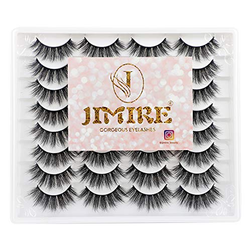 False Eyelashes Fluffy Volume 3D Faux Mink Pack - Natural & Reusable