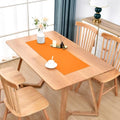 Wolkemer Farmhouse Orange Table Runner - Small 12x36 Inch Short Linen