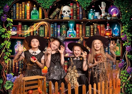 Halloween Scientist Laboratory Backdrop 7x5FT Witch Bookshelf Poison Skull Photo Background Kids Adult Halloween Party Decor Variation of THIS listing