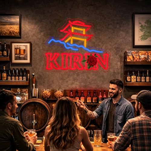 Dimmable LED Neon Sign - Japanese Beer Wall Decor for Bar Pub Man Cave