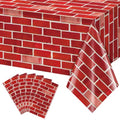 Variation of THIS listing - 6 Pack 108x54 Inch Red Brick Tablecloths for Party Decorations