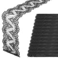 Elegant Black Lace Table Runner 11 x 120 Inch for Wedding Party Decor