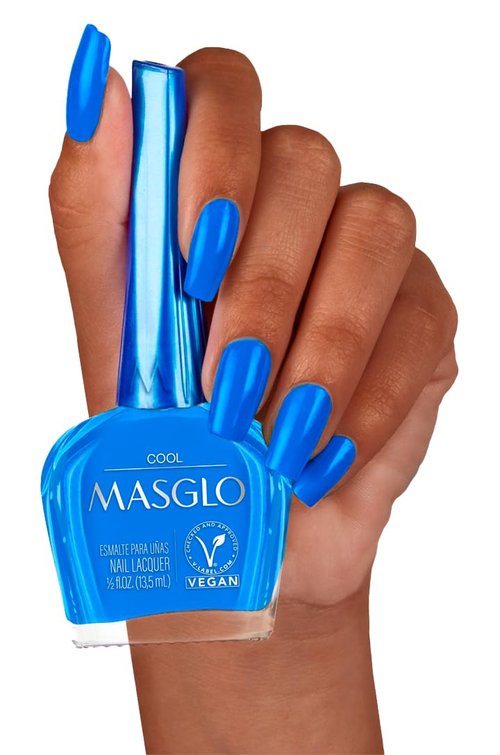 MASGLO Tradicional – Set of 4 Nail Polishes 13-Free Formula, Up to 7 Days of Wear, High-Coverage & Glossy Finish, Vegan – (0.5 oz Each)