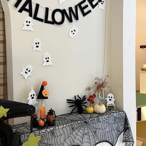 Halloween Table Runner Set - 2 Pack 18x72 Inches Decorative Table Linens