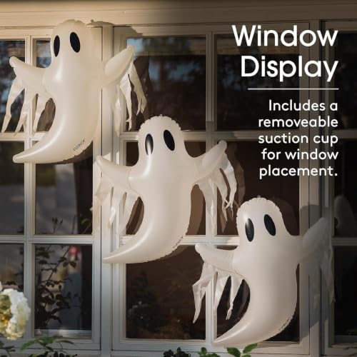 Inflatable Hanging Ghost Halloween Decorations 3-Pack for Indoor & Outdoor Use
