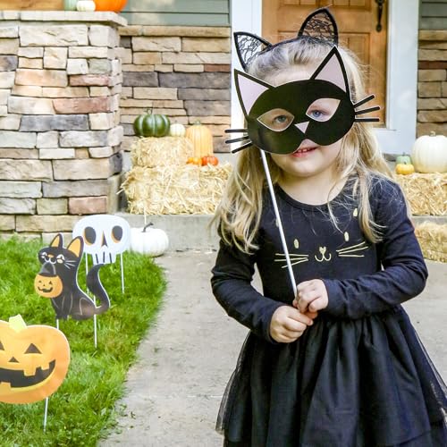 Small Trick or Treat Halloween Photo Booth Props Kit - Pack of 2
