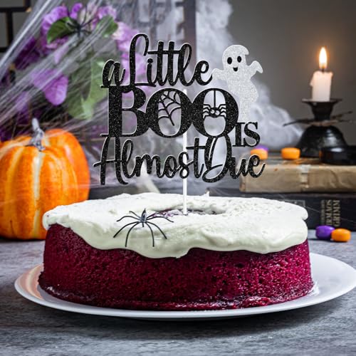 Halloween Ghost Baby Shower Cake Topper - First Birthday Decorations
