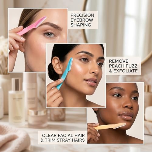 Facial Eyebrow Razor - Precision Hair Removal Tool Multicolor
