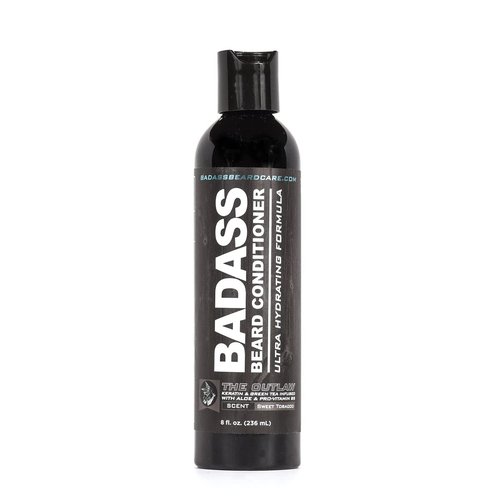 Badass Beard Care Beard Conditioner For Men - THE OUTLAW, 8oz - Made of Natural Ingredients for A Healthy, Soft, & Itch Free Beard and Mustache