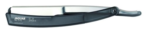 Jaguar Prestyle R1M Straight Edge Razor, Foldable Barber Razor for Men, Professional Shaving Razor with Replaceable Blade, Made in Germany, Black