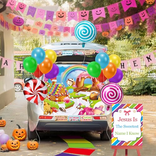 Halloween Religious Candy Car Decorations Kit - Trunk & Treat Setup