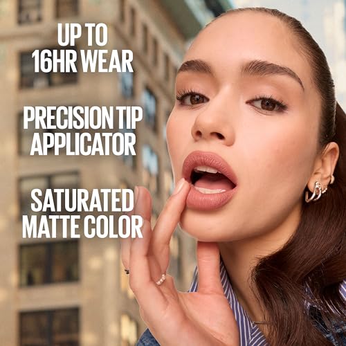 Maybelline SuperStay Matte Ink Liquid Lipstick Thrill Seeker 0.17 Fl Oz