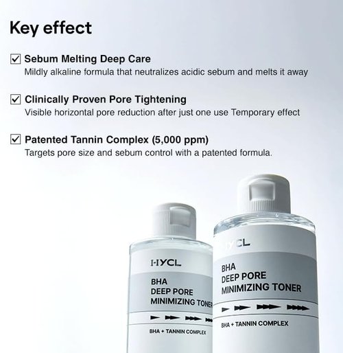 **BHA Blackhead Power Toner - Daily Exfoliating Face Toner with Willow Bark Water | 6.76 fl oz for Oily, Acne-Prone Skin**