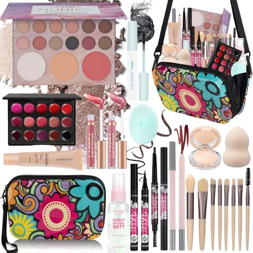 Full Makeup Kit for Teens & Women - D Set Box Makeup Gift Set