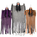 Lighted Skeleton Ghost Halloween Decorations Set - Indoor Outdoor Spooky Decor
