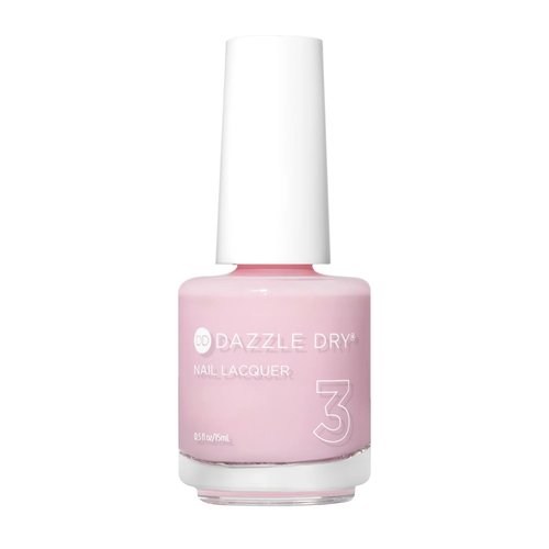 Dazzle Dry Nail Lacquer (Step 3) - Yoga Mama - A light chalky bubblegum pink. Full coverage cream. (0.5 fl oz)