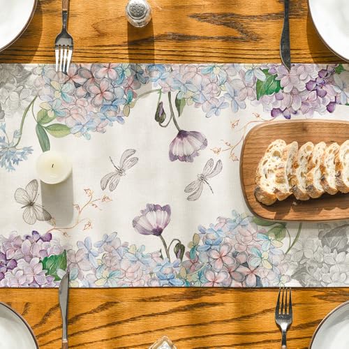 13 x 72 Inch Table Runner Set - Seasonal Summer Home Decor, Pack of 2