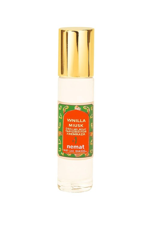 Vanilla Musk Perfume Oil Roll-On - Vanilla Fragrance Oil Roller (No Alcohol) Perfumes for Women and Men by Nemat Fragrances, 10 ml / 0.33 fl Oz