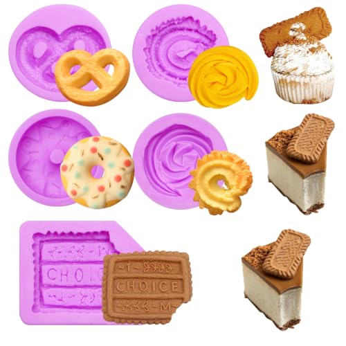 Purple Silicone Cookie Mold Donut Chocolate Cake Decoration - Infovox