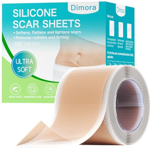 Silicone Scar Sheets - Ultra Soft Hypoallergenic Scar Tape 1.6”x60