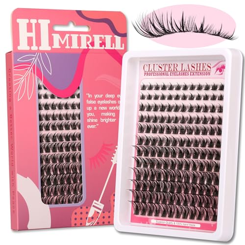 Luxurious C/D Curl 8-18mm Spiky Lash Clusters for Dramatic & Natural Looks - 144 Pcs