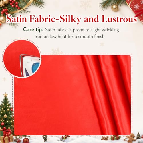 Large Red Christmas Bow Decoration - 70 x 22 Inches Oversized Satin Holiday Wreath Topper with Ribbon - Variation: Red / 70 x 22 Inch