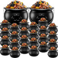 Black Cauldron Set for Halloween Party Decor - 26 Pieces