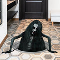 Halloween Horror Ghost Floor Decal - Creepy 3D Ground Sticker for Haunted House & Party