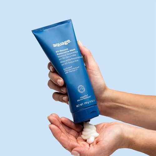 AQUAGE 60-Second Restorative Mask - Restores Strength & Moisture | Seals Shine, 6 oz