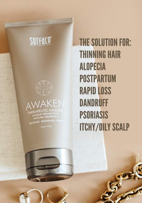 Surface Hair Awaken Therapeutic Masque - Revitalize & Nourish Dry Hair | 8.5 oz