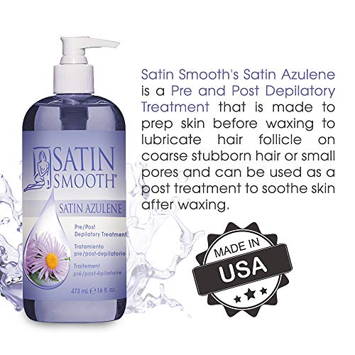 Pre & Post Waxing Care Solution - Azulene 16 oz - Satin Smooth