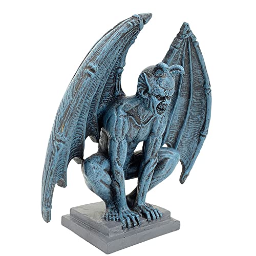 Gargoyle Statue Resin Angel Sculpture Winged Devil Guard Home Decor - Variation B