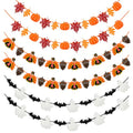 Fall Halloween Thanksgiving Garlands Set 6 Pcs Home Holiday Decorations
