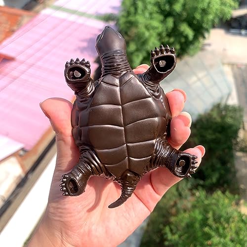 Natural Purple Amethyst Turtle Sculpture - 4.52 Inch Healing Crystal Decor with Variation of Amethyst Bud Turtle - Handmade Gift